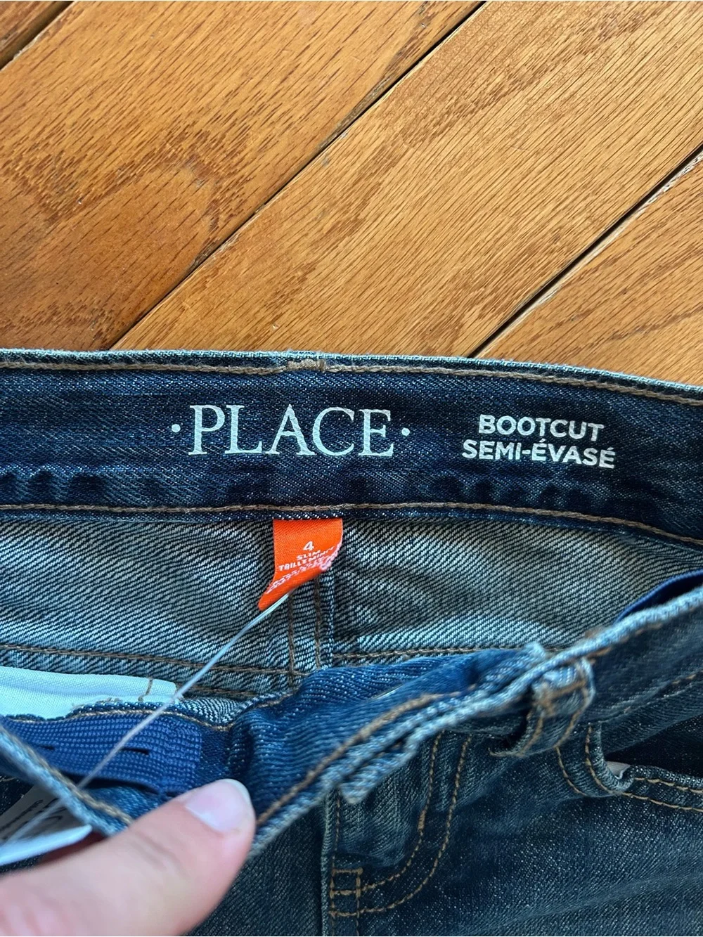 The Children's Place Dark Blue Kids Straight-Leg Jeans